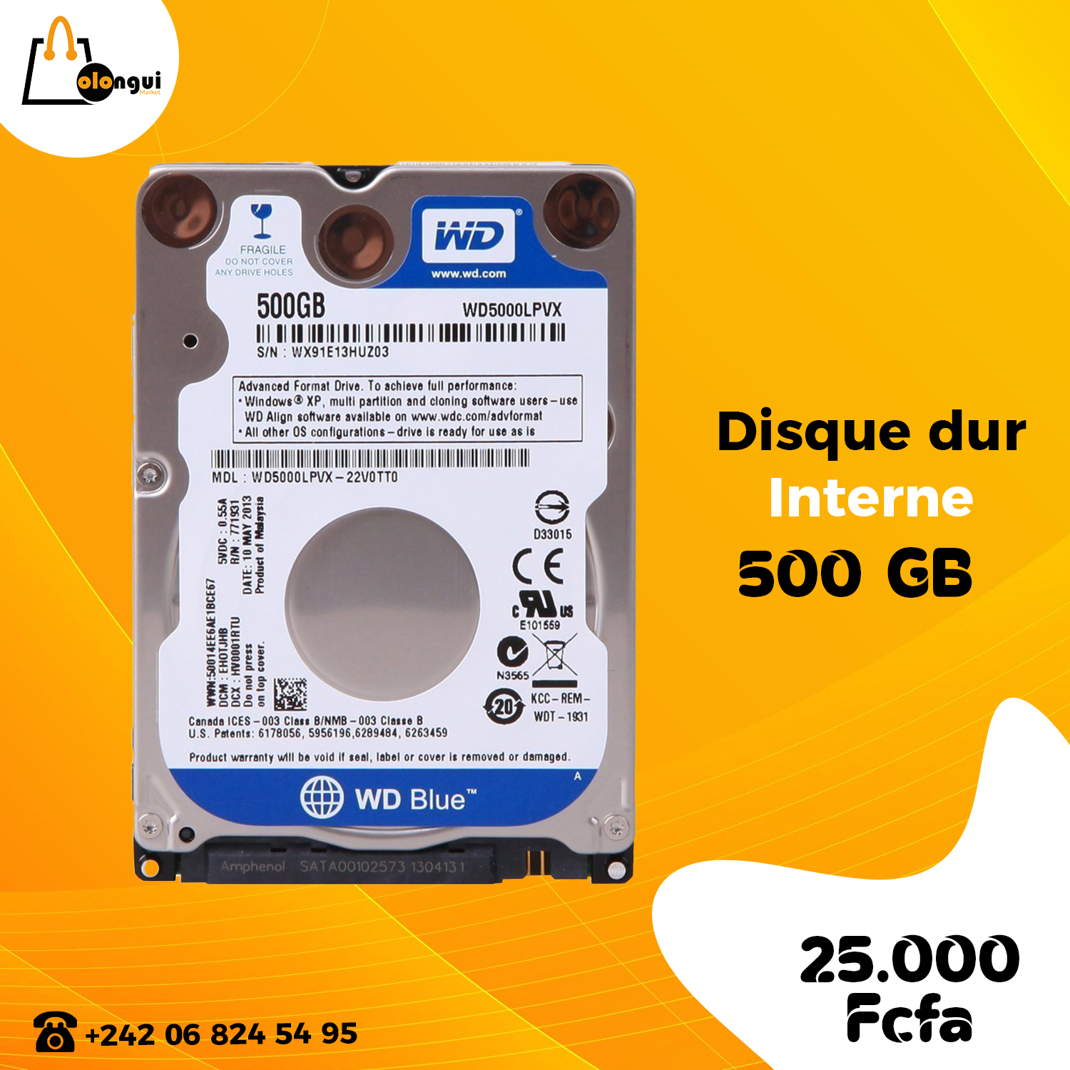 Disque Dur 500GB